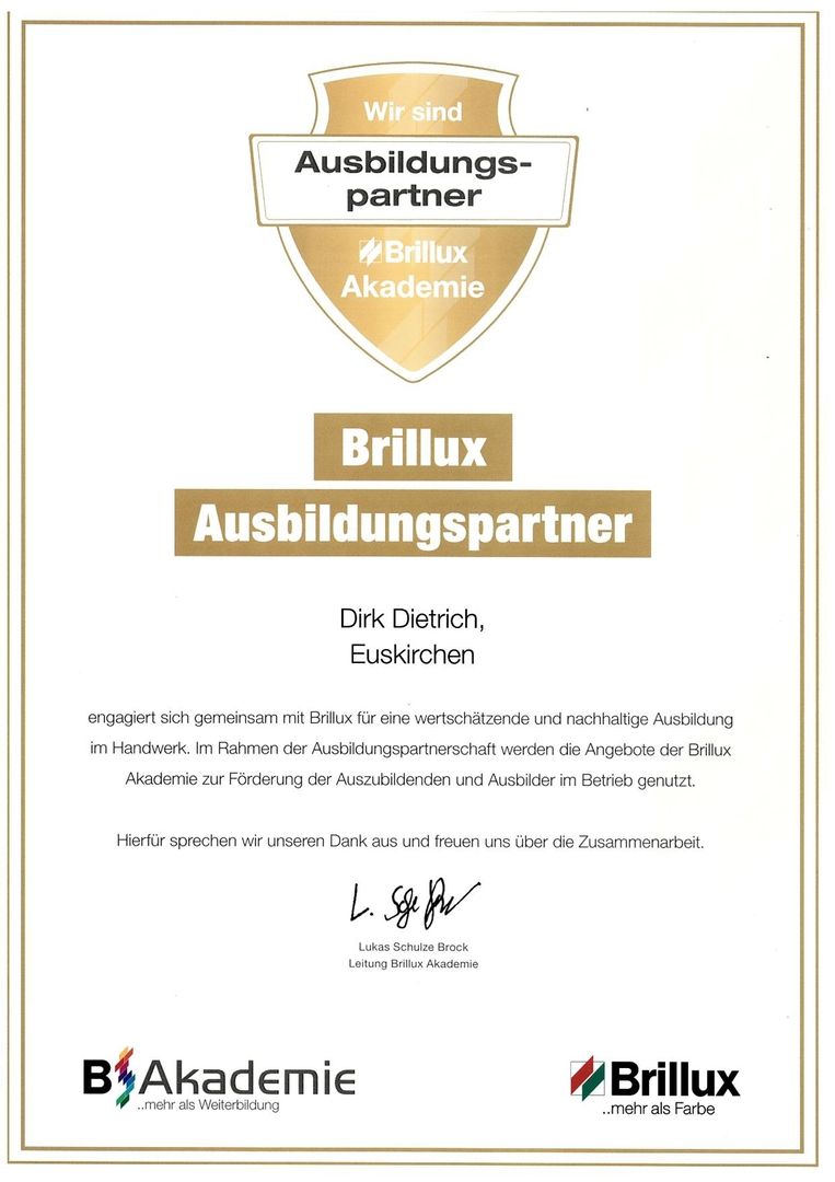 Brillux Ausbildungspartner